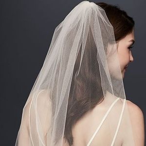 Bridal One Tier Blusher Veil